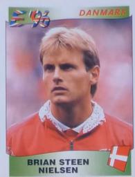 1996 Panini Europa Europe Stickers #285 Brian Steen Nielsen Front