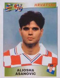 1996 Panini Europa Europe Stickers #348 Aljosa Asanovic Front