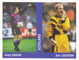 1998 DS World Cup France 98 Stickers #34 Andy Goram / Jim Leighton Front