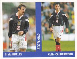 1998 DS World Cup France 98 Stickers #36 Craig Burley / Colin Calderwood Front