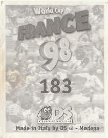 1998 DS World Cup France 98 Stickers #183 Ilian Iliev / Yordan Letchkov Back