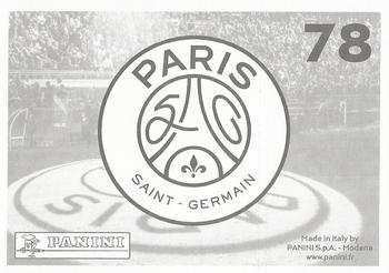 2021 Panini Paris Saint Germain 50 ans #78 February 26 2017 - Olympique de Marseille - PSG (1-5) Ligue 1 Back