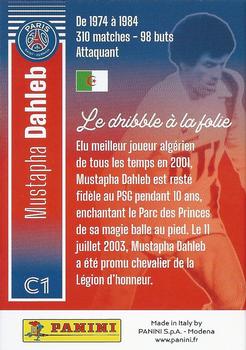 2021 Panini Paris Saint Germain 50 ans #C1 Mustapha Dahleb Back