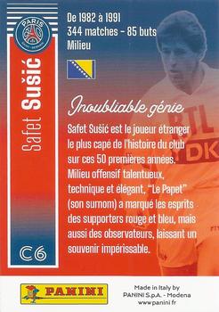 2021 Panini Paris Saint Germain 50 ans #C6 Safet Susic Back