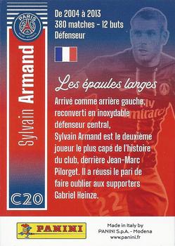 2021 Panini Paris Saint Germain 50 ans #C20 Sylvain Armand Back