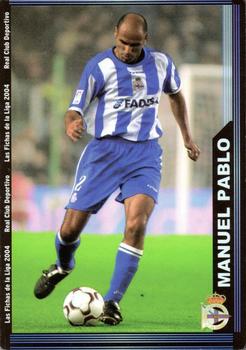 2003-04 Mundicromo Las Fichas de la Liga 2004 #60 Manuel Pablo Front