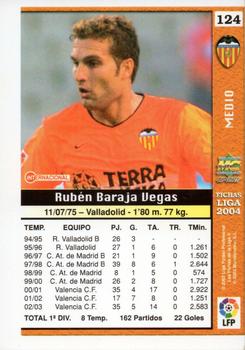 2003-04 Mundicromo Las Fichas de la Liga 2004 #124 Baraja Back