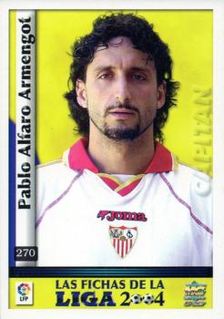 2003-04 Mundicromo Las Fichas de la Liga 2004 #270 Pablo Alfaro Back