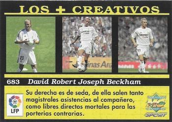 2003-04 Mundicromo Las Fichas de la Liga 2004 #683 Beckham Back