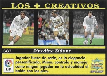 2003-04 Mundicromo Las Fichas de la Liga 2004 #687 Zidane Back