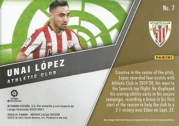 2020-21 Panini Mosaic La Liga - Montage #7 Unai Lopez Back