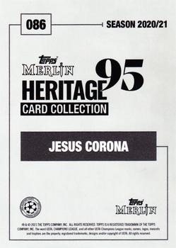 2020-21 Topps Merlin Heritage 95 #086 Jesus Corona Back