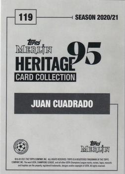 2020-21 Topps Merlin Heritage 95 #119 Juan Cuadrado Back