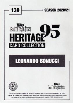 2020-21 Topps Merlin Heritage 95 #139 Leonardo Bonucci Back