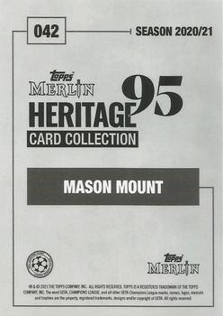 2020-21 Topps Merlin Heritage 95 - Black and White Background #042 Mason Mount Back