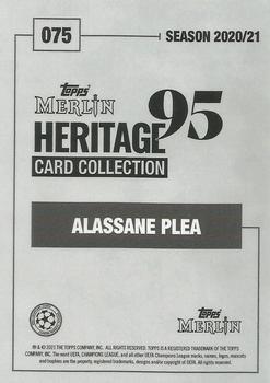 2020-21 Topps Merlin Heritage 95 - Black and White Background #075 Alassane Plea Back