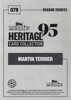 2020-21 Topps Merlin Heritage 95 - Black and White Background #079 Martin Terrier Back