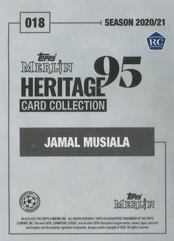 2020-21 Topps Merlin Heritage 95 - Purple #018 Jamal Musiala Back