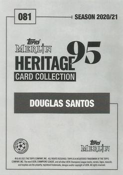 2020-21 Topps Merlin Heritage 95 - Purple #081 Douglas Santos Back