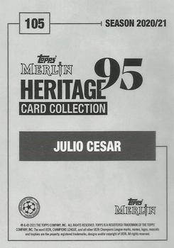 2020-21 Topps Merlin Heritage 95 - Purple #105 Julio Cesar Back