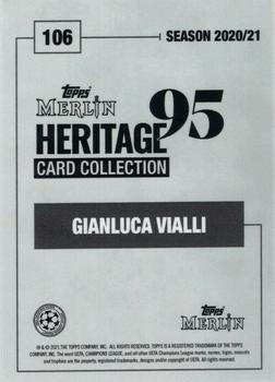 2020-21 Topps Merlin Heritage 95 - Purple #106 Gianluca Vialli Back