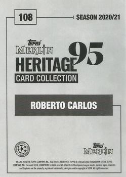 2020-21 Topps Merlin Heritage 95 - Purple #108 Roberto Carlos Back