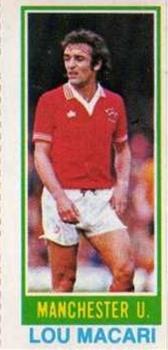 1980-81 Topps Footballer (Pink Back) - Singles #20 Lou Macari Front