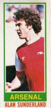 1980-81 Topps Footballer (Pink Back) - Singles #34 Alan Sunderland Front