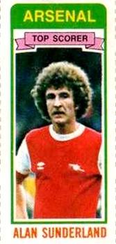 1980-81 Topps Footballer (Pink Back) - Singles #45 Alan Sunderland Front