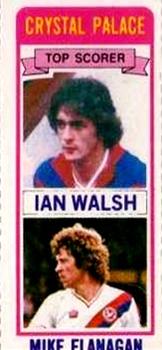 1980-81 Topps Footballer (Pink Back) - Singles #54 Ian Walsh / Mike Flanagan Front