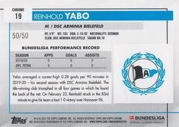 2020-21 Topps Chrome Bundesliga - Gold #19 Reinhold Yabo Back