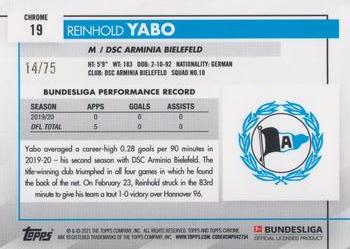 2020-21 Topps Chrome Bundesliga - Pink #19 Reinhold Yabo Back