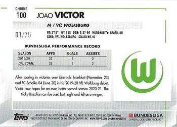 2020-21 Topps Chrome Bundesliga - Pink #100 Joao Victor Back