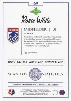 2021 Parkside NWSL Premier Edition - Foil #69 Rosie White Back