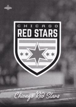 2021 Parkside NWSL Premier Edition - Black and White #225 Chicago Red Stars Crest Front