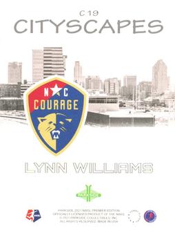 2021 Parkside NWSL Premier Edition - Cityscapes #C19 Lynn Williams Back