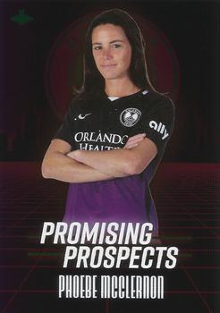 2021 Parkside NWSL Premier Edition - Promising Prospects Purple #10 Phoebe McClernon Front
