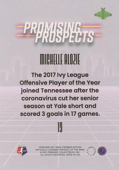 2021 Parkside NWSL Premier Edition - Promising Prospects Purple #13 Michelle Alozie Back