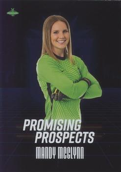 2021 Parkside NWSL Premier Edition - Promising Prospects Blue #7 Mandy McGlynn Front