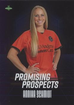 2021 Parkside NWSL Premier Edition - Promising Prospects Blue #14 Annika Schmidt Front
