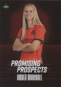 2021 Parkside NWSL Premier Edition - Promising Prospects Red #6 Amber Marshall Front