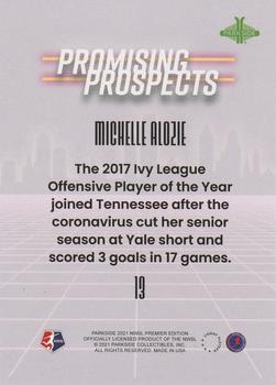 2021 Parkside NWSL Premier Edition - Promising Prospects Red #13 Michelle Alozie Back