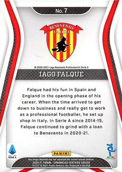 2020-21 Panini Chronicles - Certified Serie A #7 Iago Falque Back