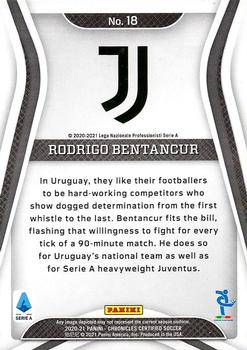 2020-21 Panini Chronicles - Certified Serie A #18 Rodrigo Bentancur Back