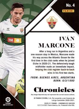 2020-21 Panini Chronicles - Chronicles La Liga #4 Ivan Marcone Back