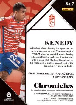 2020-21 Panini Chronicles - Chronicles La Liga #7 Kenedy Back