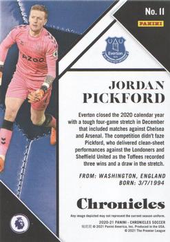 2020-21 Panini Chronicles - Chronicles Premier League #11 Jordan Pickford Back