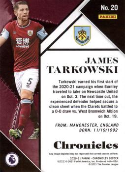 2020-21 Panini Chronicles - Chronicles Premier League #20 James Tarkowski Back