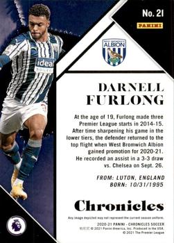 2020-21 Panini Chronicles - Chronicles Premier League #21 Darnell Furlong Back
