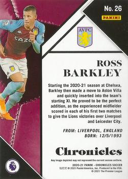 2020-21 Panini Chronicles - Chronicles Premier League #26 Ross Barkley Back